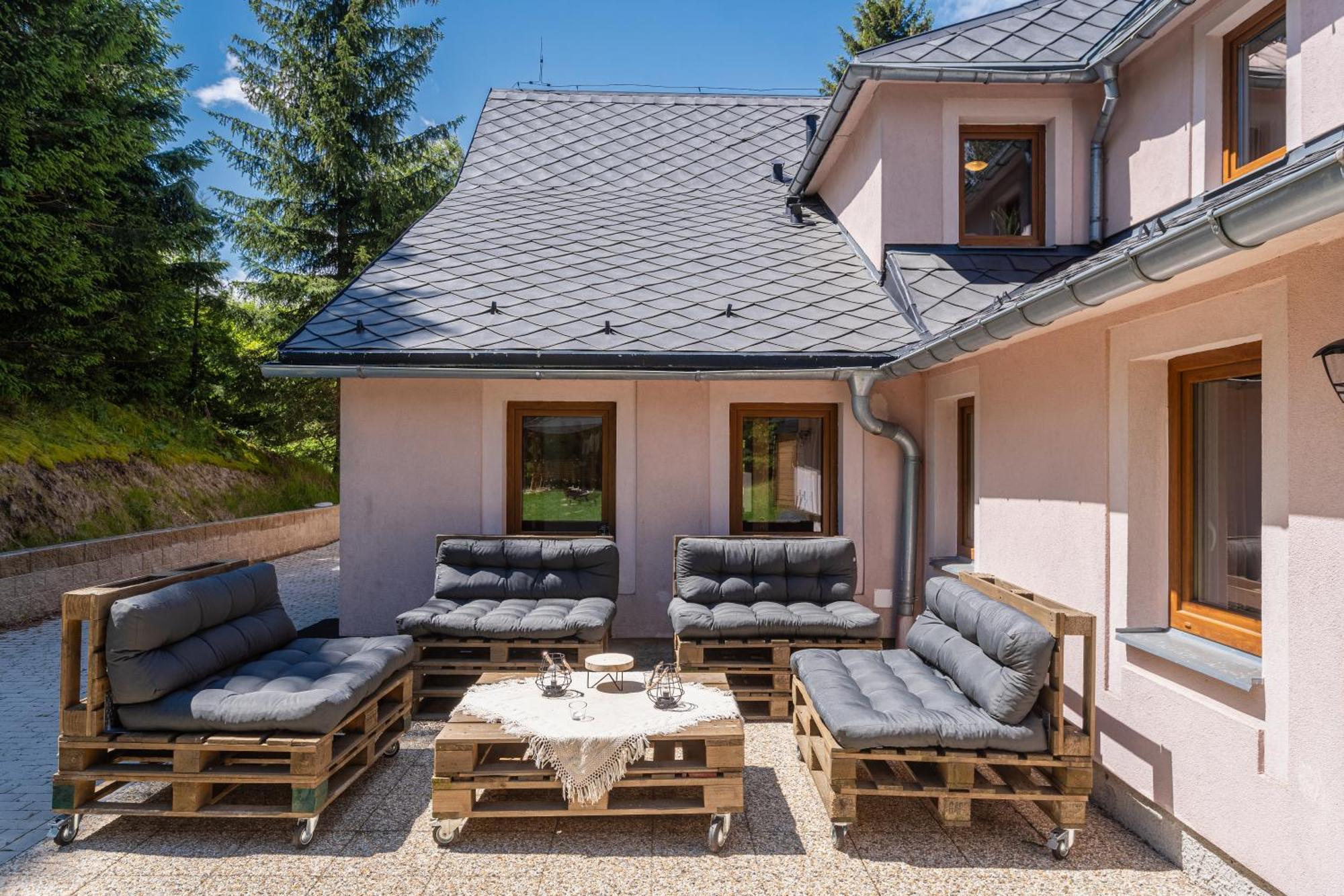 Ruzova Chalupa Pod Klinovcem Loučná pod Klínovcem Exterior foto